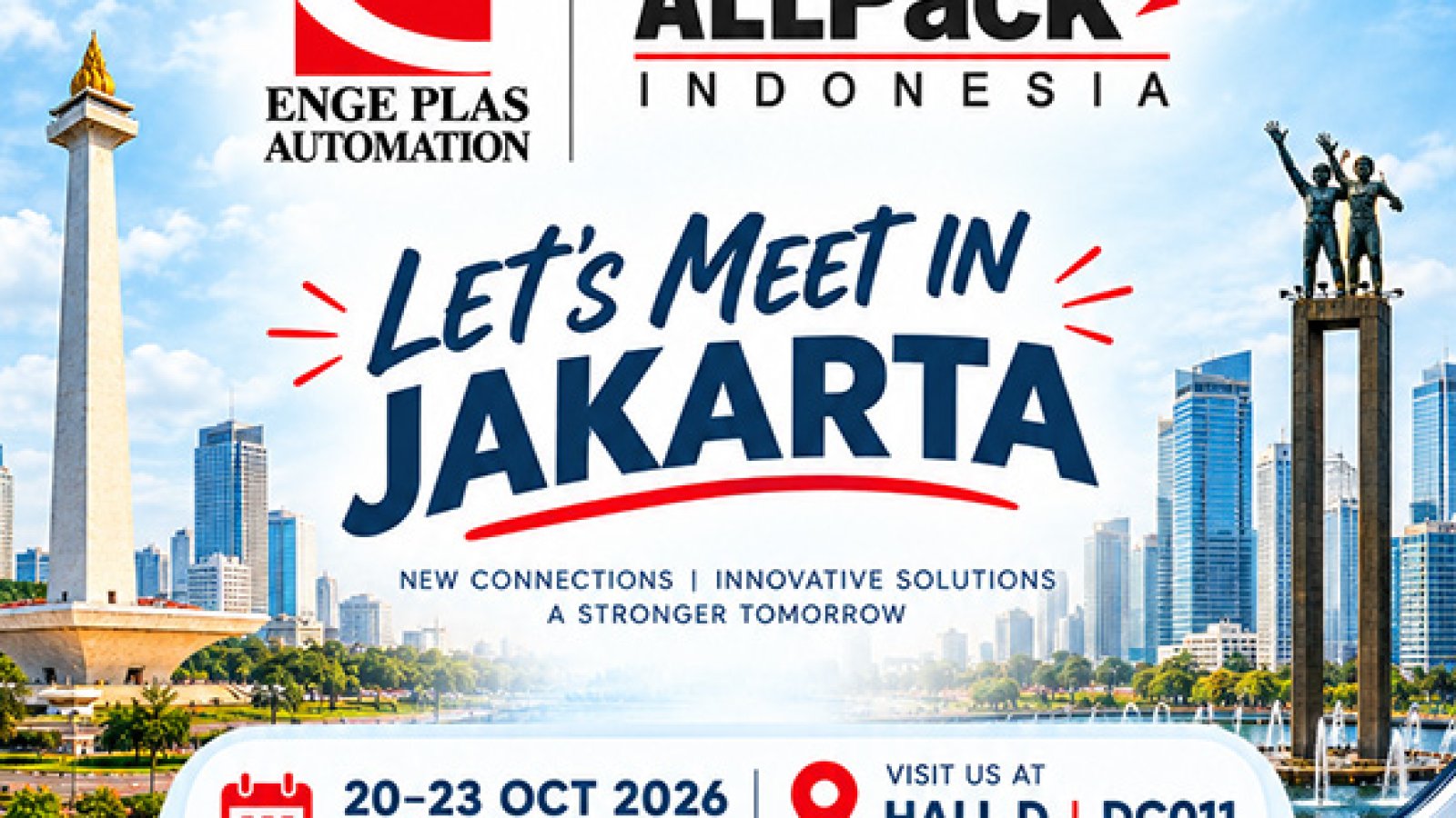 Visit us Hall D, Stand DC011