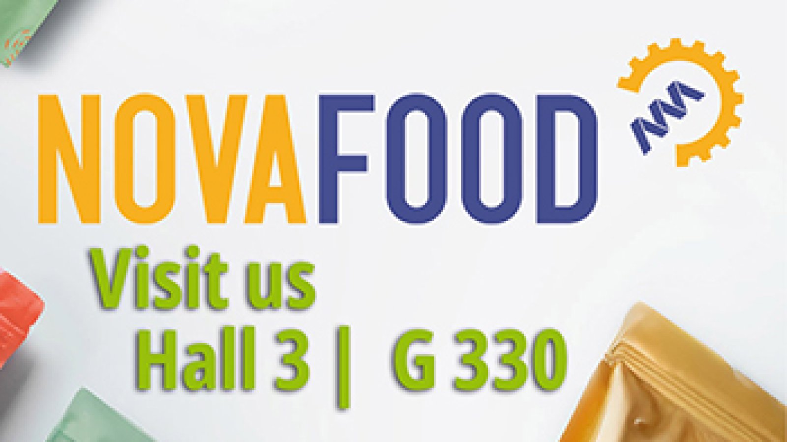 Visit us on Hall 3 | Stand G 330